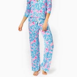 Lilly Pulitzer Knit PJ Pant XXS My Little Peony